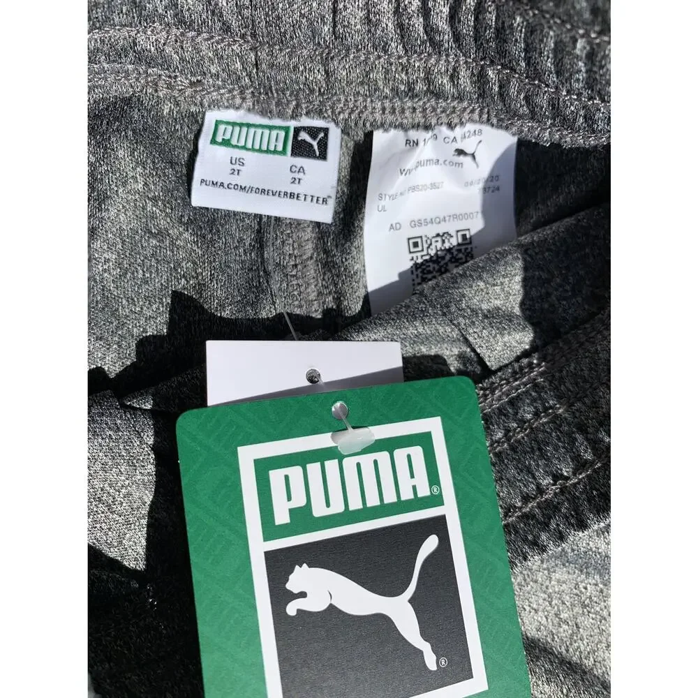 Puma Toddler Gray Logo Shorts Size 2T